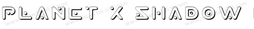 Planet X Shadow Italic字体转换